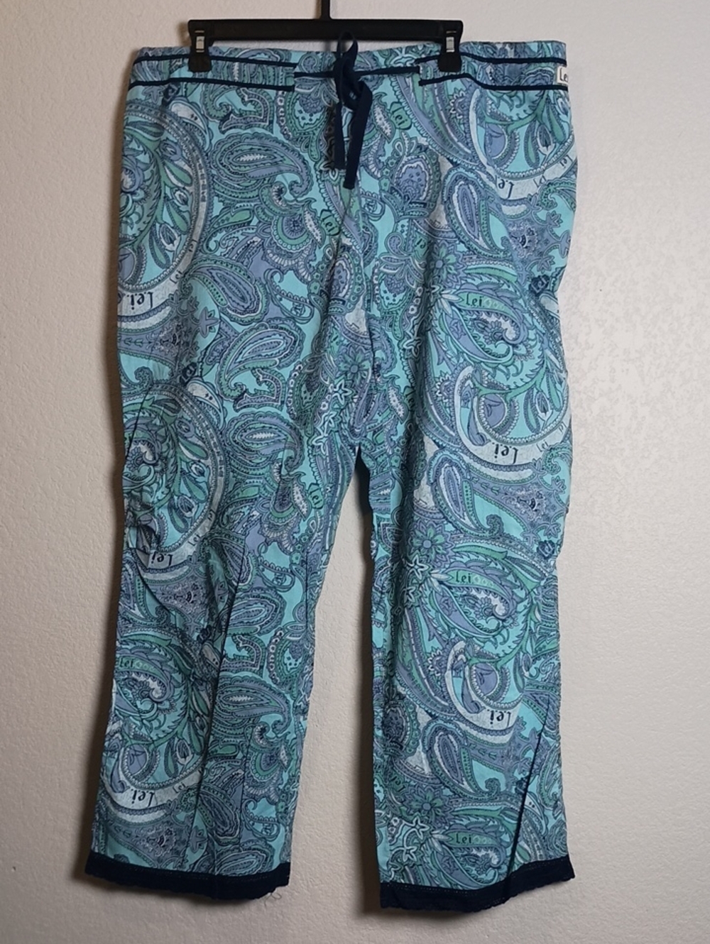 L.E.I Sleepwear Pants Paisley Print Size XXL